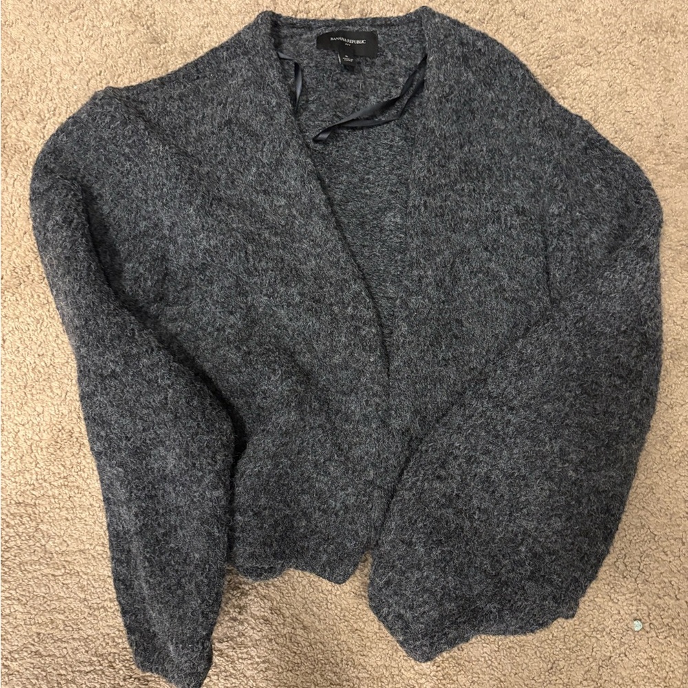 Banana Republic Factory Charcoal Cardigan